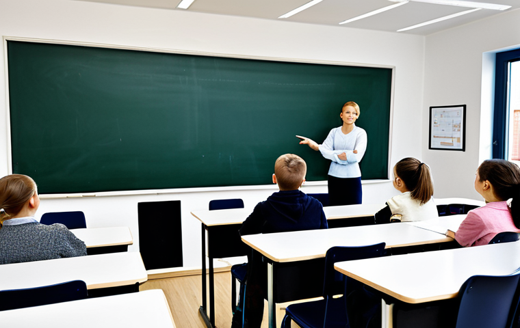편향을 극복하기 위한 실천적 방법 - Educational Media Literacy**
"A diverse group of fully clothed students in a modern Polish classroo...